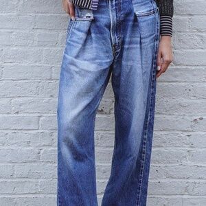 Proche Upcycled front pleat trouser Size 2